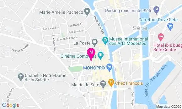 Localisation Dr Catherine Fournier Kaloulou