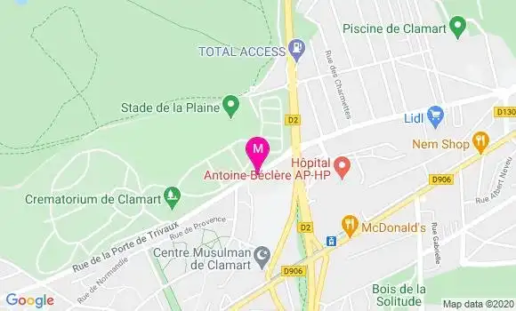 Localisation Dr Pierre Dubos