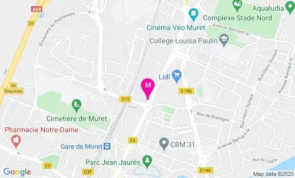 Localisation Dr Muriel Campourcy
