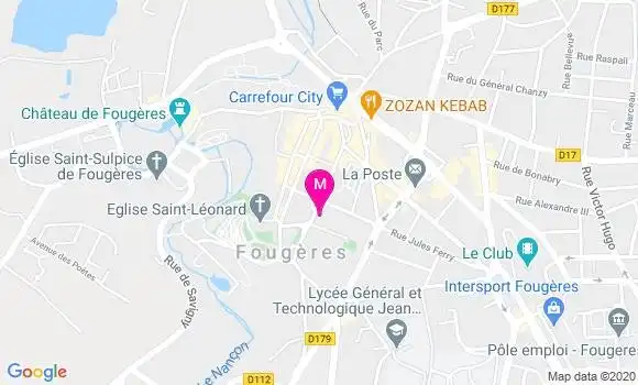 Localisation Dr Jean Louis Duval