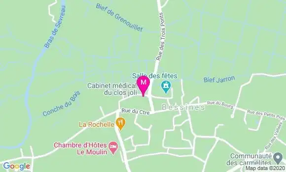 Localisation Dr Christelle Jeannot