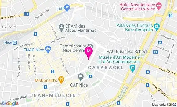 Localisation Dr Jean Tordjman