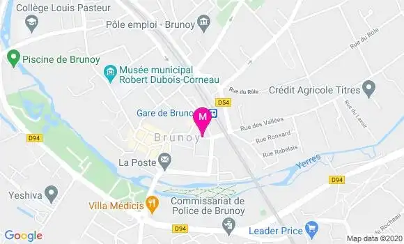 Localisation Dr Eric Robert