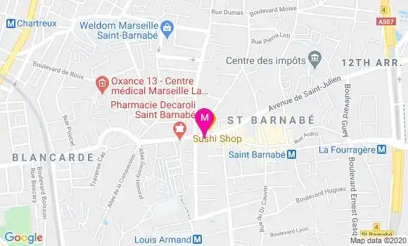 Localisation Dr Patrick Gainlet