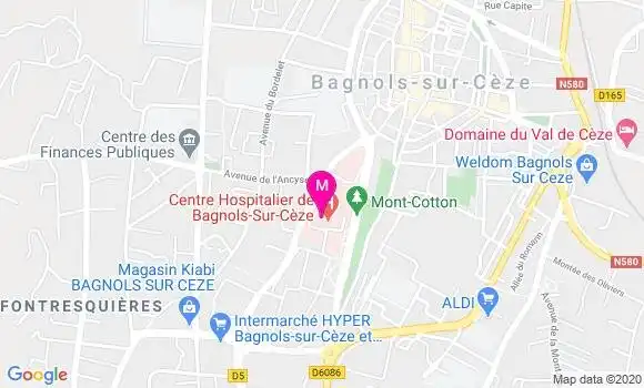Localisation Dr Sylvie Cauvy