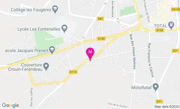 Localisation Dr Pierre Vuillermet