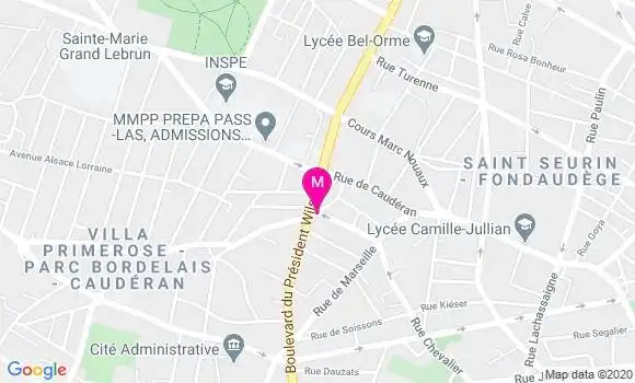 Localisation Dr Jean Michel Poeydomenge