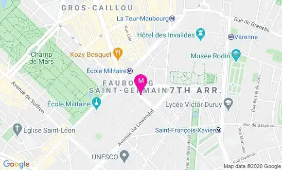 Localisation Dr Franck Zigante
