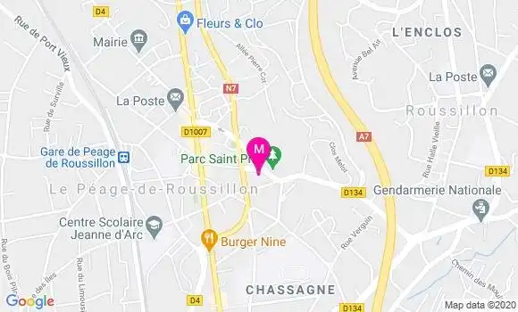 Localisation Dr Franck Reynaud