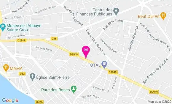 Localisation Dr Isabelle Rivoal