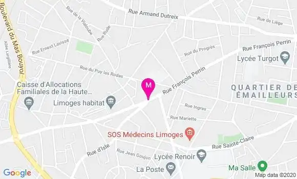 Localisation Dr Thomas Rochette