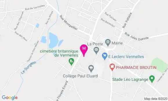 Localisation Dr Emmanuel Vaze