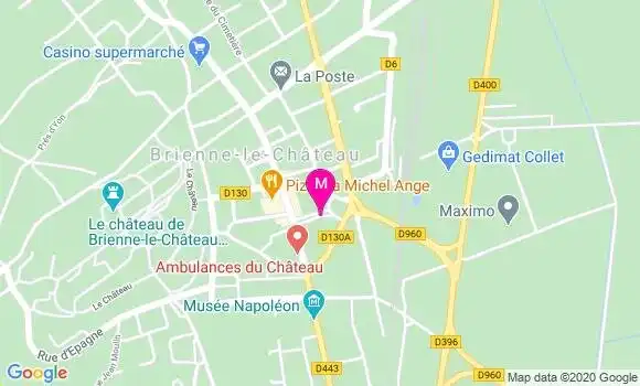 Localisation Dr Thierry Davesne