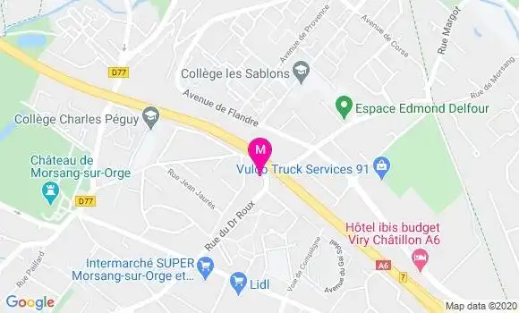 Localisation Dr Philippe Brinduse