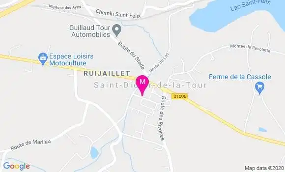 Localisation Dr Jean Paul Gonin