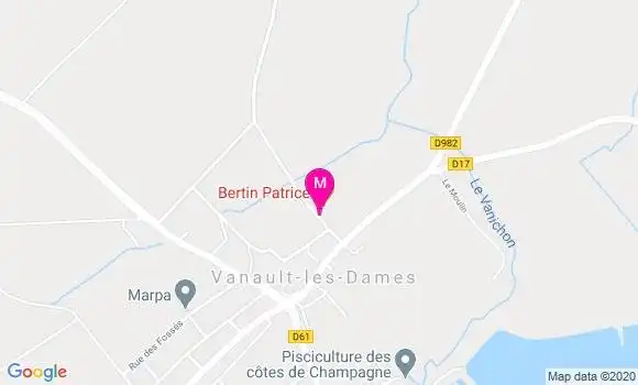 Localisation Dr Patrice Bertin
