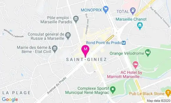 Localisation Dr Vincent Poyen