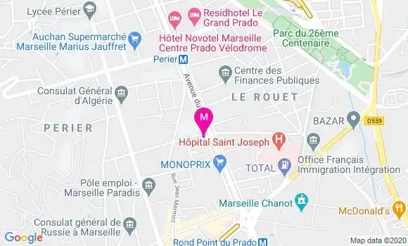 Localisation Dr Michel Mattout