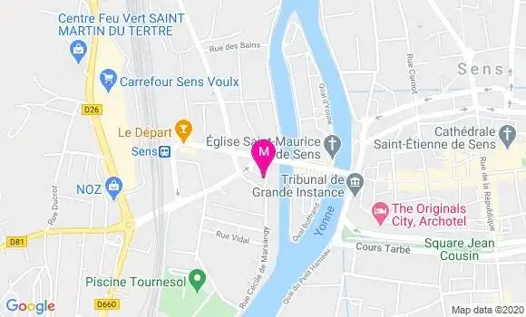Localisation Dr Catherine Moreau