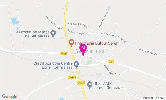 Localisation Dr Thierry Chabardes