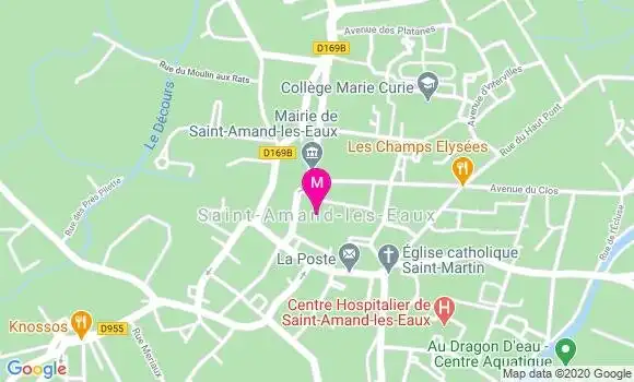 Localisation Dr Eric Imbenotte