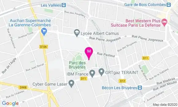 Localisation Dr Ghislaine Prévisani
