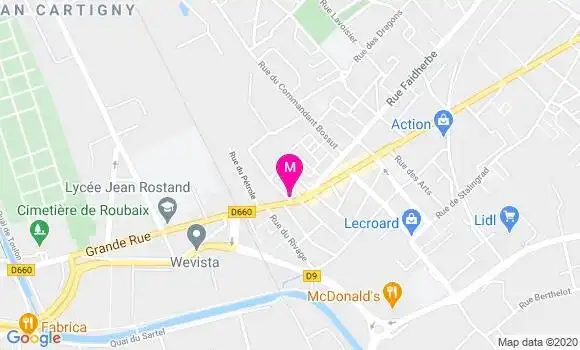 Localisation Dr Eric Degros
