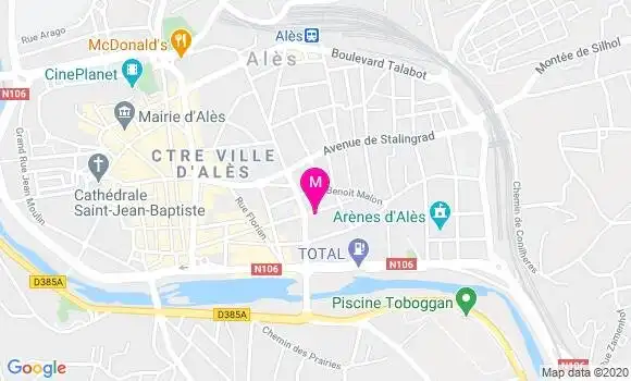 Localisation Dr Jean Marc Stordeur