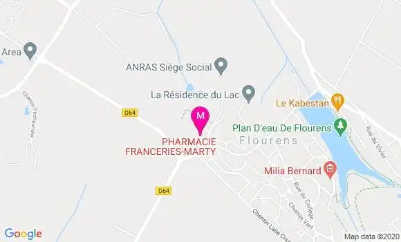 Localisation Dr Isabelle Coadou