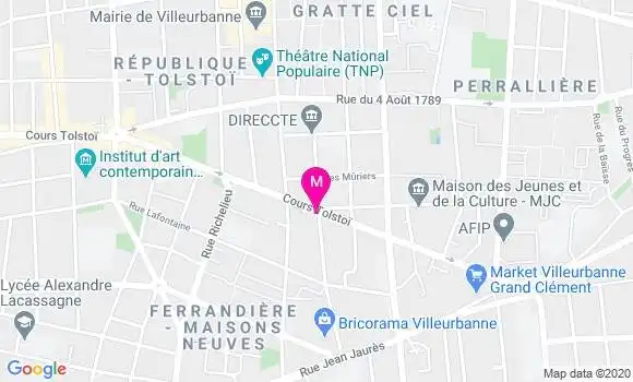 Localisation Dr Anne Mazure