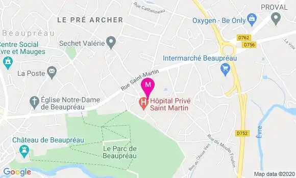 Localisation Dr Béatrice Thizon