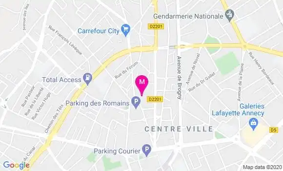 Localisation Dr Cédric Vadot
