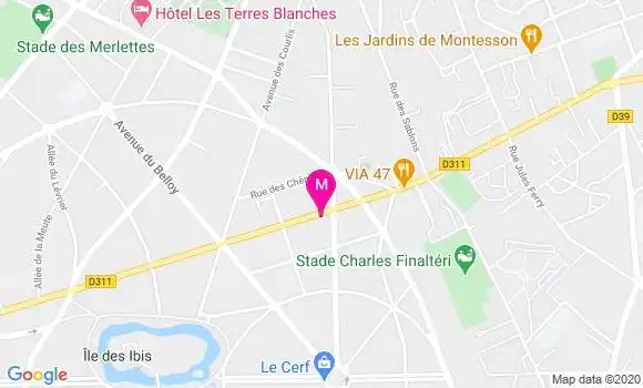 Localisation Dr Luc Rabourdin