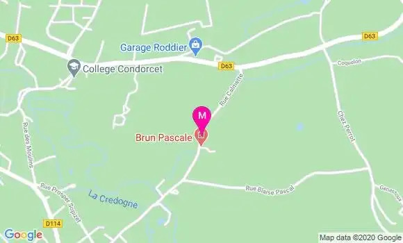 Localisation Dr Pascale Brun