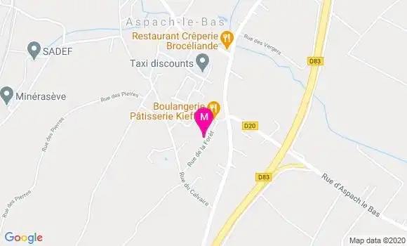 Localisation Dr Gilles Bindler