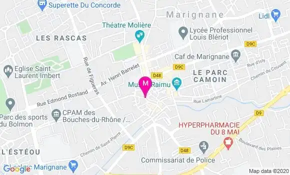 Localisation Dr Sophie Roure Roman