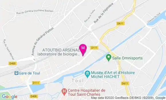 Localisation Dr Catherine Grandvalet