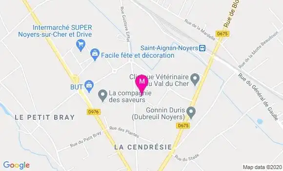 Localisation Dr Annie Valentin