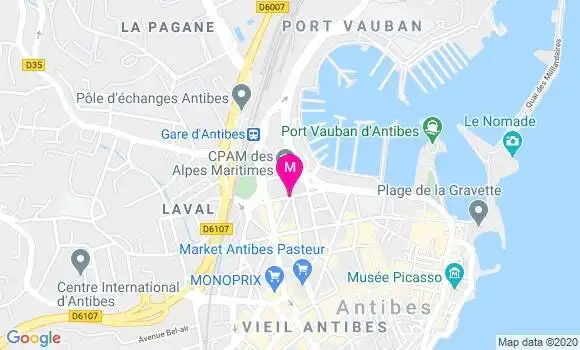 Localisation Dr Isabelle Faraut