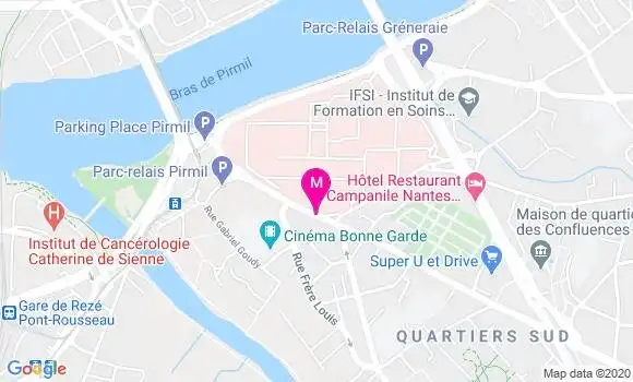 Localisation Dr Muriel Cartron