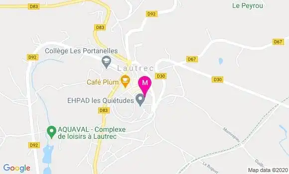 Localisation Dr Chantal Marc
