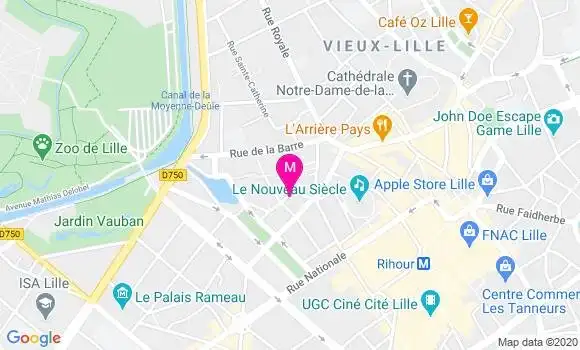 Localisation Dr Isabelle Rodrigues Lebrun