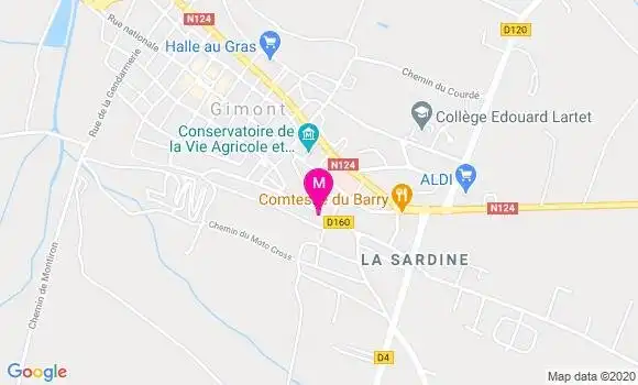 Localisation Dr Annie Batel