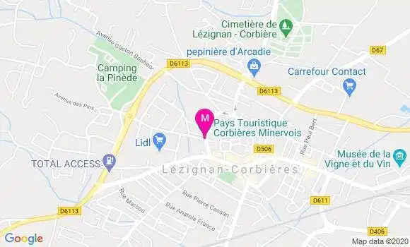 Localisation Dr Françoise Barousse