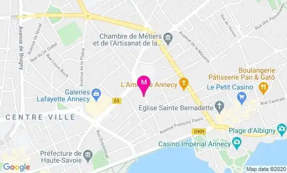 Localisation Dr Pernette Pinoncely