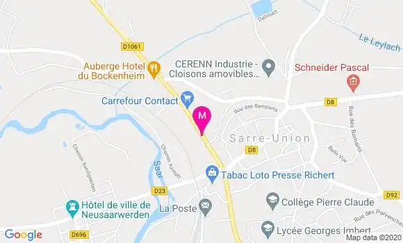 Localisation Dr Gilles Niedergang