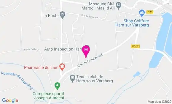 Localisation Dr Aline Fendel