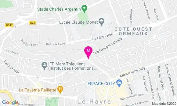 Localisation Dr Alain Fuseau