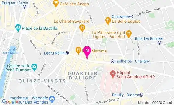 Localisation Dr Eric Corbobesse