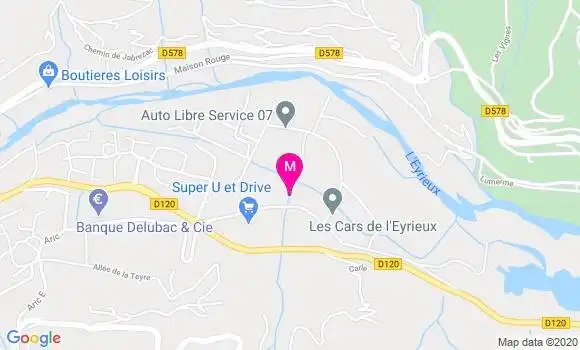 Localisation Dr Jacques Chabal